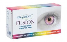 карнавальные контактные линзы FUSION FANCY (2 шт.) Crazy